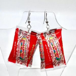Smarties Earrings - Valentines Candy Earrings - Mini Brands Earrings